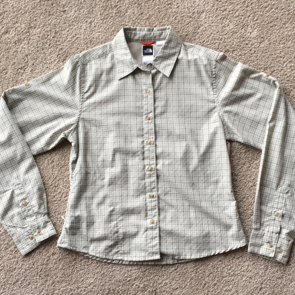 The North Face long sleeve shirt, hidden pocket